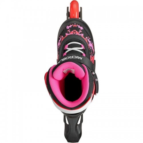 Раздвижные детские ролики Rollerblade Microblade SL размер 33-36,5 черно-красные