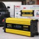 Автомобільний інвертор Жовтий / Перетворювач напруги з 12-220V, 1500Вт, 2хUSB