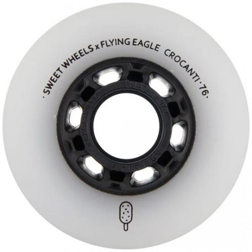 Flying Eagle Crocanti 76 mm 88a white - 4 колеса