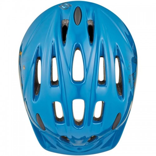 Детский шлем Cairn Sunny Jr Vintage Blue Game 48-52 см для мальчика