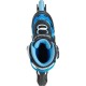 Раздвижные детские ролики Rollerblade Microblade SL размер 28-32 черно-голубые