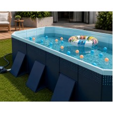 Складаний каркасний басейн BS-13 / Переносний басейн 292×179×50 см