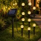 Садовий світильник garden light з сонячною панеллю / Кулясті ліхтарі для саду з бульбашками Solar / Світлодіодна LED-гірлянда для саду