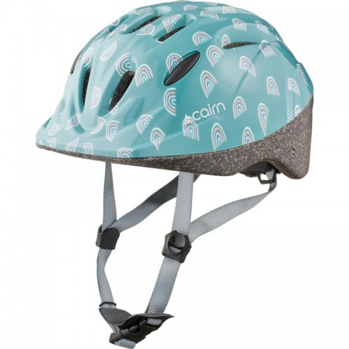 Детский шлем Cairn Sunny Jr Shiny Eucalyptus Rainbow 48-52 см для девочки