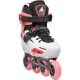 Фрискейт ролики для девочки Rollerblade Apex platinum-coral 29-32 размера
