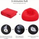 Надувне крісло-пуф Inflatable Sofa / Надувне крісло-мішок 110×110×85 см Червоний