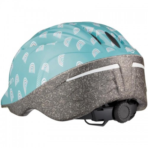 Детский шлем Cairn Sunny Jr Shiny Eucalyptus Rainbow 48-52 см для девочки