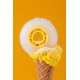 Колеса Flying Eagle Ice Cream Yellow 80 mm 85a
