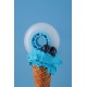 Колеса Flying Eagle Ice Cream Blue 80 mm 85a