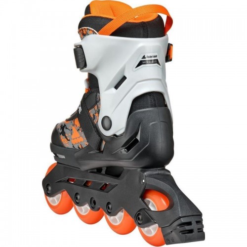 Розсувні дитячі роликові ковзани Rollerblade Microblade SL розмір 28-32 чорно-помаранчеві Розсувні дитячі роликові ковзани Rollerblade Microblade SL розмір 28-32 чорно-помаранчеві