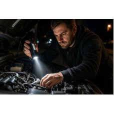 Акумуляторний ручний ліхтарик UKC Luminous S100 / Ручний акумуляторний ліхтарик / Ліхтар-світильник з бічними діодами