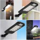 Вуличний ліхтар на стовп Solar sensor light BK-120-8COB-B з датчиком руху та сонячною панеллю