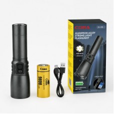 Ручний акумуляторний ліхтарик BL CB X86 / Потужний ручний ліхтарик далекого світіння