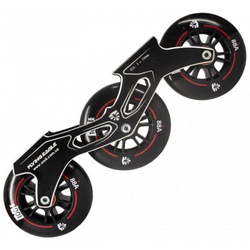 Дитячий трьохколісний сет FE Stingray 3*100 mm + Speed Wheels 88A