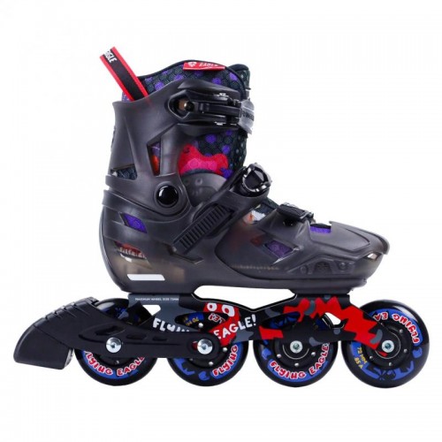 Детские фрискейт ролики Flying Eagle S8 Sprout Black Размер L