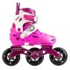 Детские ролики Flying Eagle S5s+ Pink Speed 33-37 размер