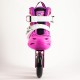 Детские ролики Flying Eagle S5s+ Pink Speed 33-37 размер