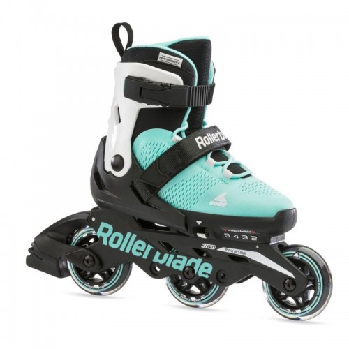 Детские ролики Rollerblade Microblade 3WD G Aqua White 36.5-40.5
