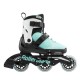 Детские ролики Rollerblade Microblade 3WD G Aqua White 36.5-40.5