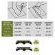 Детские фрискейт ролики Rollerblade Apex 3WD black-lime размер 29-32