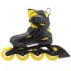 Дитячі розсувні ролики Rollerblade Fury black-yellow 2023 розмір 33-38