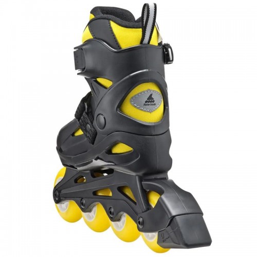 Дитячі розсувні ролики Rollerblade Fury black-yellow 2023 розмір 33-38