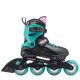 Детские раздвижные ролики Rollerblade Fury sea-green для девочек размер 29-33
