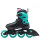 Детские раздвижные ролики Rollerblade Fury sea-green для девочек размер 29-33