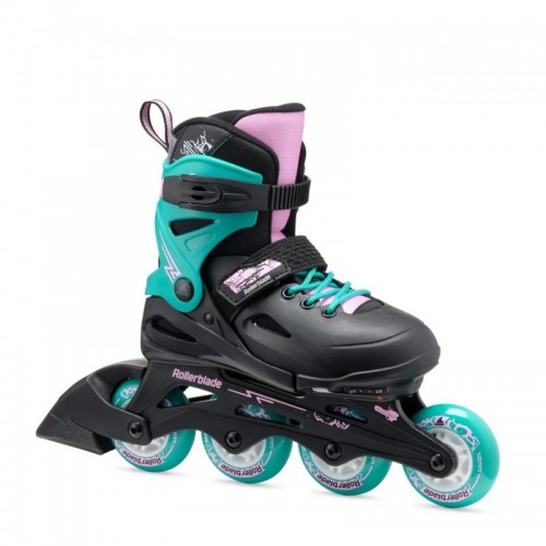 Детские раздвижные ролики Rollerblade Fury sea-green для девочек размер 29-33