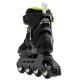 Детские раздвижные ролики Rollerblade Microblade Black/Green размер 36.5-40.5