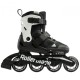 Детские раздвижные ролики Rollerblade Microblade Black/White размер 28-32