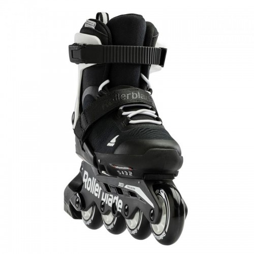 Детские раздвижные ролики Rollerblade Microblade Black/White размер 28-32