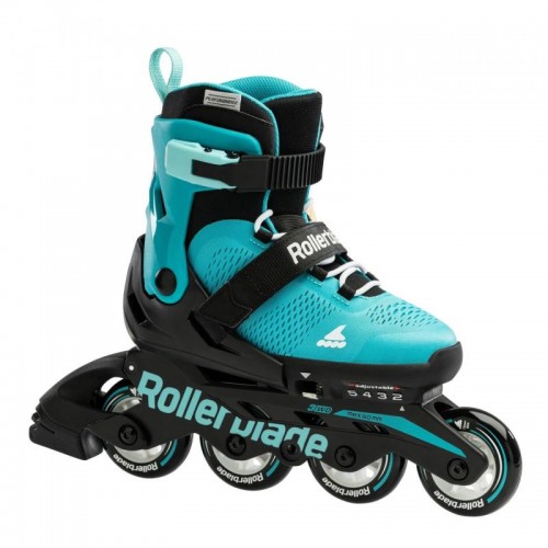 Детские ролики Rollerblade Microblade aqua-black для девочек 28-32 размер