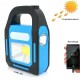 Фонарь кемпинг переносной HB-9707A-1LED+COB+LED, power bank, Li-Ion аккум., солнечная батарея, ЗУ microUSB