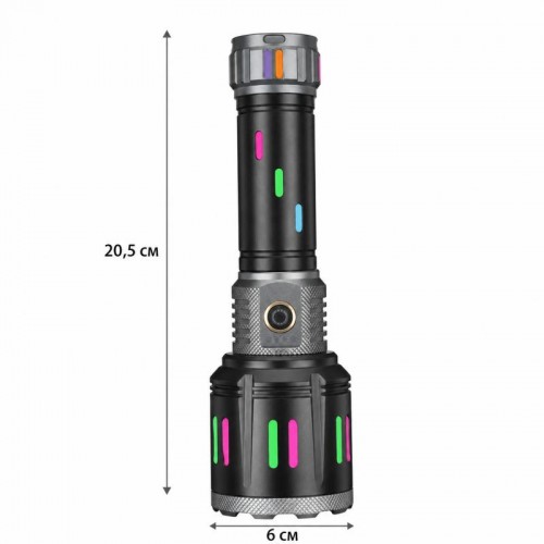 Фонарик ручной cb g683 1*26800 battery / Тактический фонарь / Светодиодный фонарь на аккумуляторе Фонарик ручной cb g683 1*26800 battery / Тактический фонарь / Светодиодный фонарь на аккумуляторе