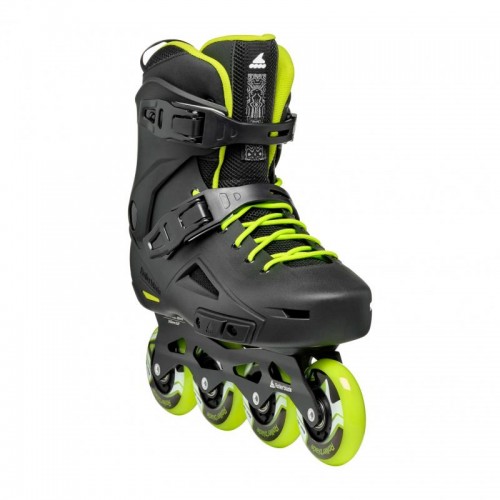 Фрискейт ролики Rollerblade Lightning black-lime 42-42.5