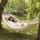 Гамак туристический двухместный 200 x 80 см Молочный / Подвесное кресло-гамак садовый