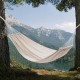 Гамак туристический двухместный 200 x 80 см Молочный / Подвесное кресло-гамак садовый