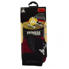 Носки для роликов K2 fitness skate socks black-red