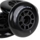 Колеса для роликов FE Crocanti 90 mm 88а черные - 3 колеса