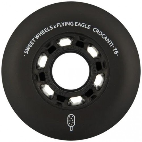 Flying Eagle Crocanti 80 mm 88a black - 4 колеса