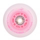 Колеса світяшки FE Lazerwheels Ultra Рожеві 80 мм