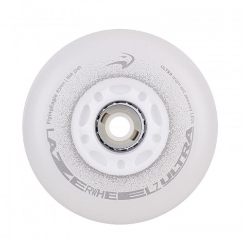 Светящиеся колеса FE Lazerwheels Ultra Белые 80 мм