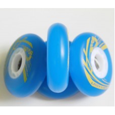 LED колеса для роликів Flying Eagle Lazer Sliders Blue 72 мм