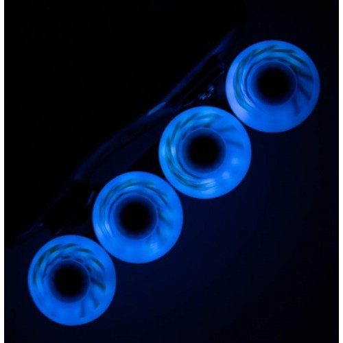 Светящиеся колеса для роликов Flying Eagle Lazer Sliders Blue