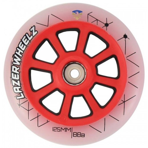 Светящиеся колеса Flying Eagle Lazerwheels Red 125mm -1 шт