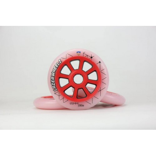 Светящиеся колеса Flying Eagle Lazerwheels Red 125mm -1 шт