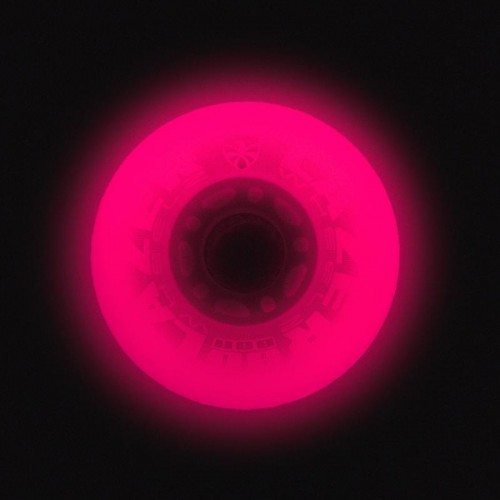 LED колеса FE Lazerwheelz Pink 76 mm