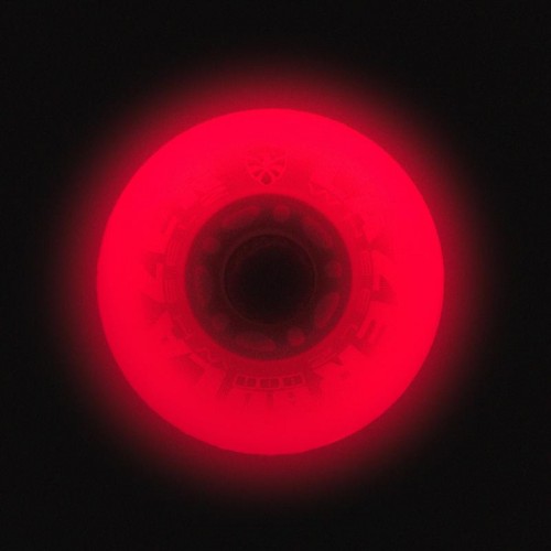LED колеса FE Lazerwheelz Red 76 mm