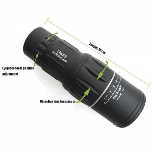 Монокуляр Bushnell сверхмощный компактный легкий 16x52